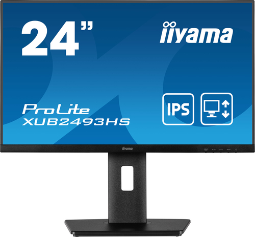 iiyama ProLite XUB2493HS-B5 LED display 60,5 cm (23.8 Zoll) 1920 x 1080 Pixel Full HD Schwarz (XUB2493HS-B5) (geöffnet)