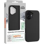 Eiger COQUE RIGIDE NOIRE ULTRA-RENFORCÉE POLYCARBONATE*DROP-TEST 4 METRES* MAGSAFE POUR APPLE IPHONE 17 - EIGER® (EGCA00900)