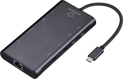 Renkforce RF-USBHA-500 10 Port USB 3.2 Gen 2-Hub mit zusätzlichem USB-C -Eingang (RF-6700434)