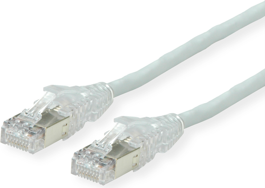 DÄTWYLER Patchkabel Kat.6A (Class EA) S/FTP, CU 7702 flex LSOH, AMP v2, grau, 30 m