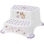 keeeper kids Tritthocker "igor cats", 2-stufig, weiß mit Aufdruck, Tragkraft: 120 kg, mit Anti-Rutsch-Füßen, - 1 Stück (1003110034300)