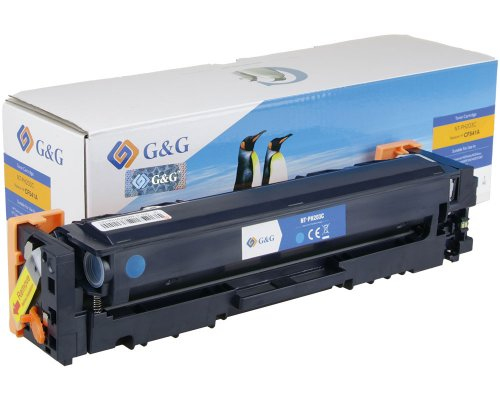 G&G 16054 Tonerkartusche kompatibel mit HP 203A/CF541A Cyan