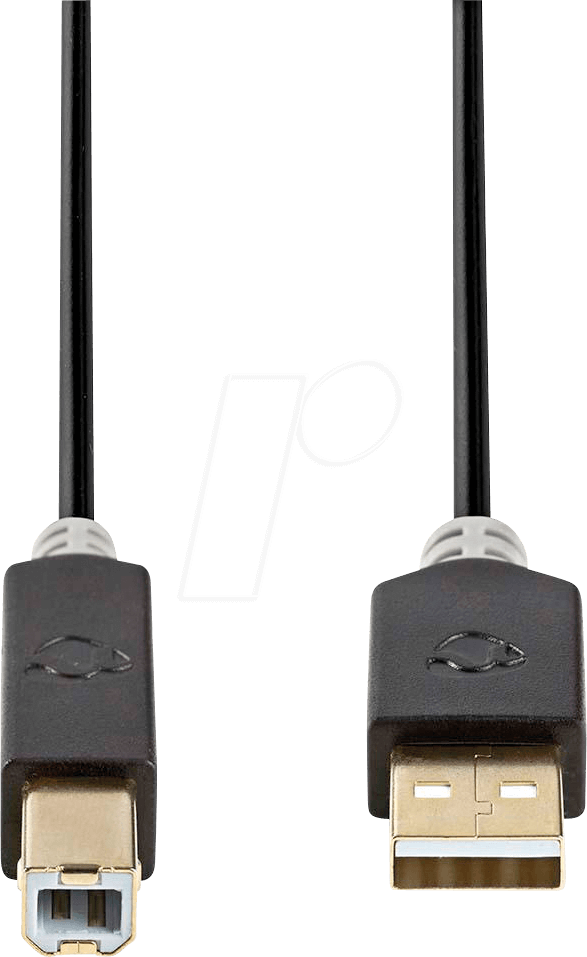 Nedis CCBW60100AT30 USB Kabel 3 m USB 3.2 Gen 1 (3.1 Gen 1) USB A USB B Anthrazit (CCBW60100AT30)