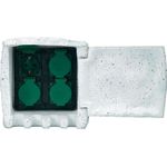 RENKFORCE Gartensteckdose 4fach Stein-Grau Renkforce