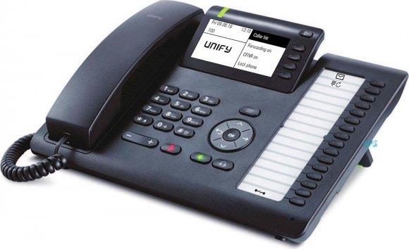 Unify OpenScape Desk Phone CP400T - VoIP-Telefon - dreiweg Anruffunktion - SIP - Schwarz (L30250-F600-C436) - Sonderposten