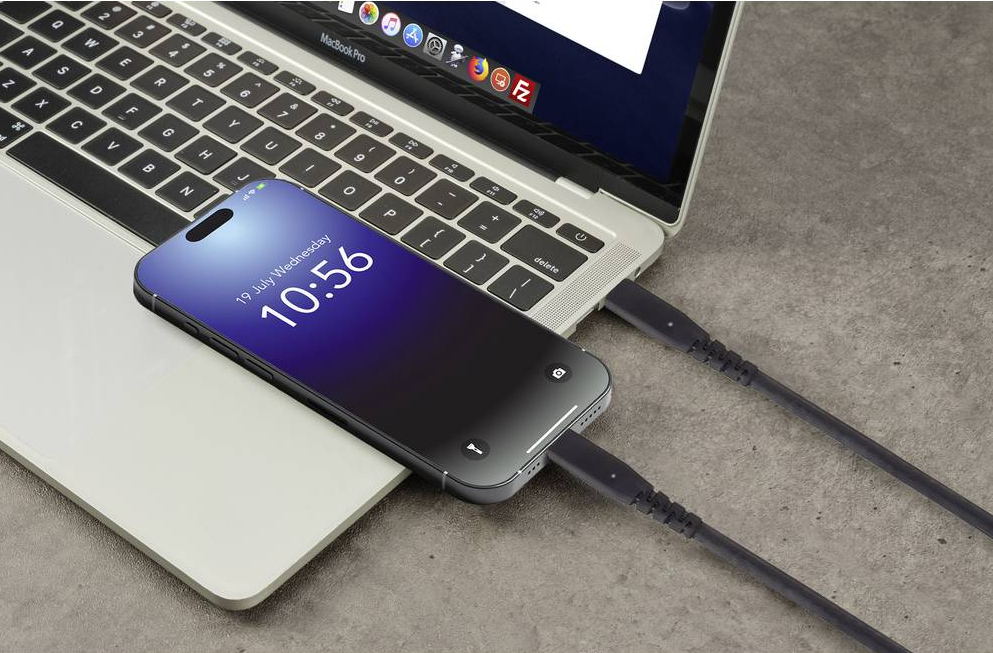 Renkforce USB4 USB-C Kabel 1 m Schwarz