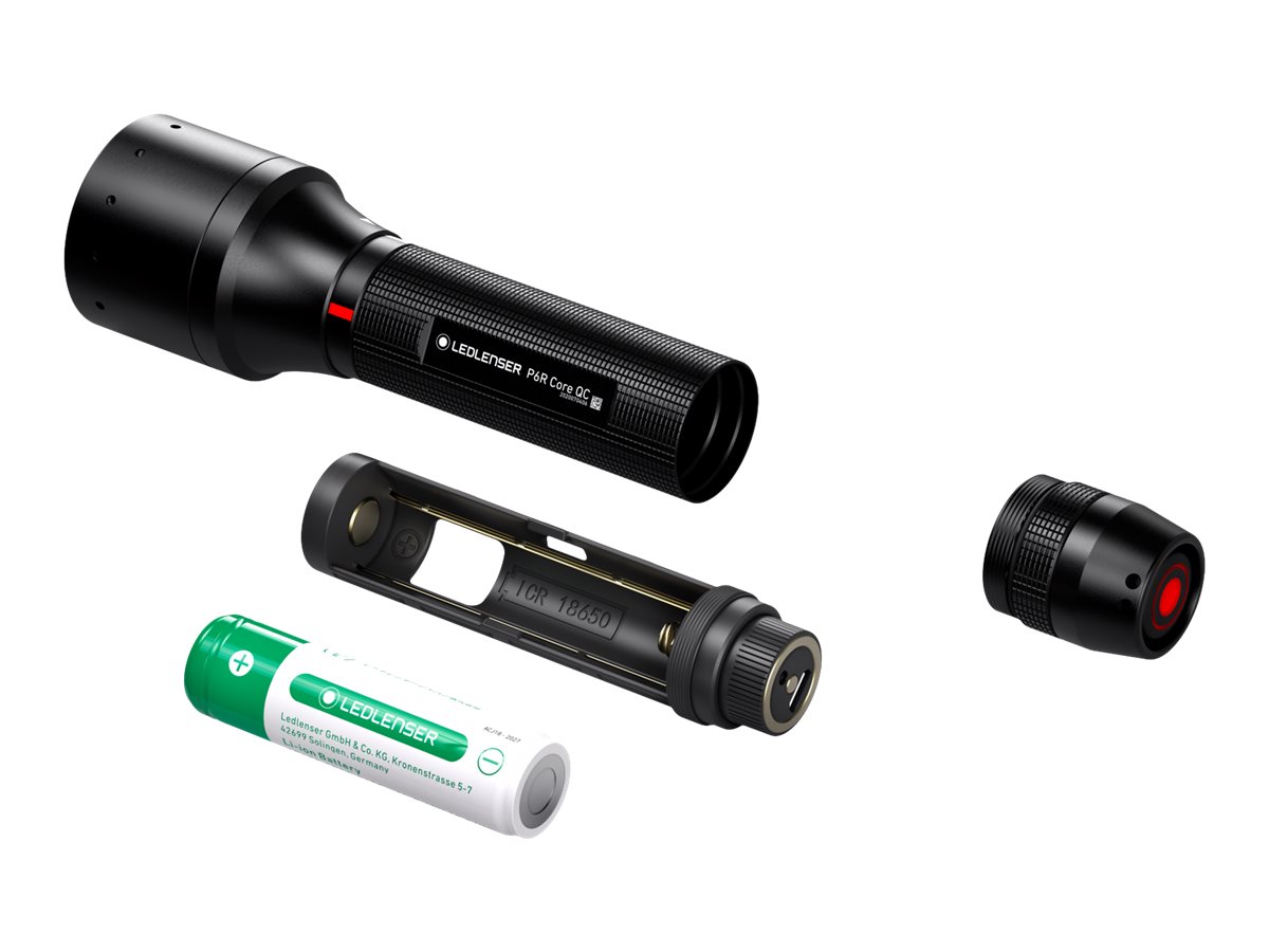 Ledlenser P-Series Core P6R CORE QC Taschenlampe Schwarz