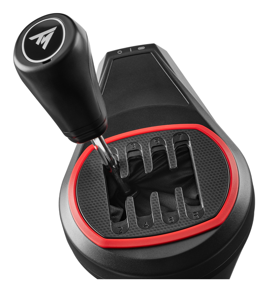 ThrustMaster TH8S Shifter Schaltknüppel kabelgebunden Schwarz, Rot