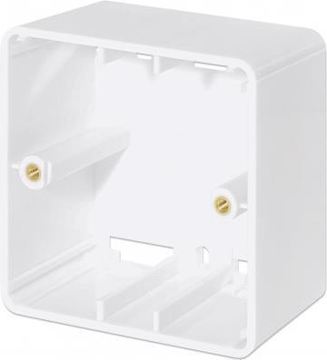 Intellinet - Aufputzbox - pattress, for wall plates - RAL 9003, Signal White (771894)