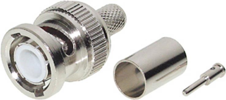 shiverpeaks BASIC-S BNC Crimp-Stecker, RG 59 Koaxial-Kabel Quetsch-Ausführung, Crimp-Stecker, 75 ohm, im Polybeutel (BS98802-1)