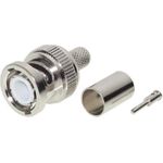 shiverpeaks BASIC-S BNC Crimp-Stecker, RG 59 Koaxial-Kabel Quetsch-Ausführung, Crimp-Stecker, 75 ohm, im Polybeutel (BS98802-1)