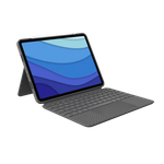 Logitech Combo Touch, KeyboardDock für Apple iPad Pro 27,90cm (11") 2020 / 2021, grau, DE (920-010142)
