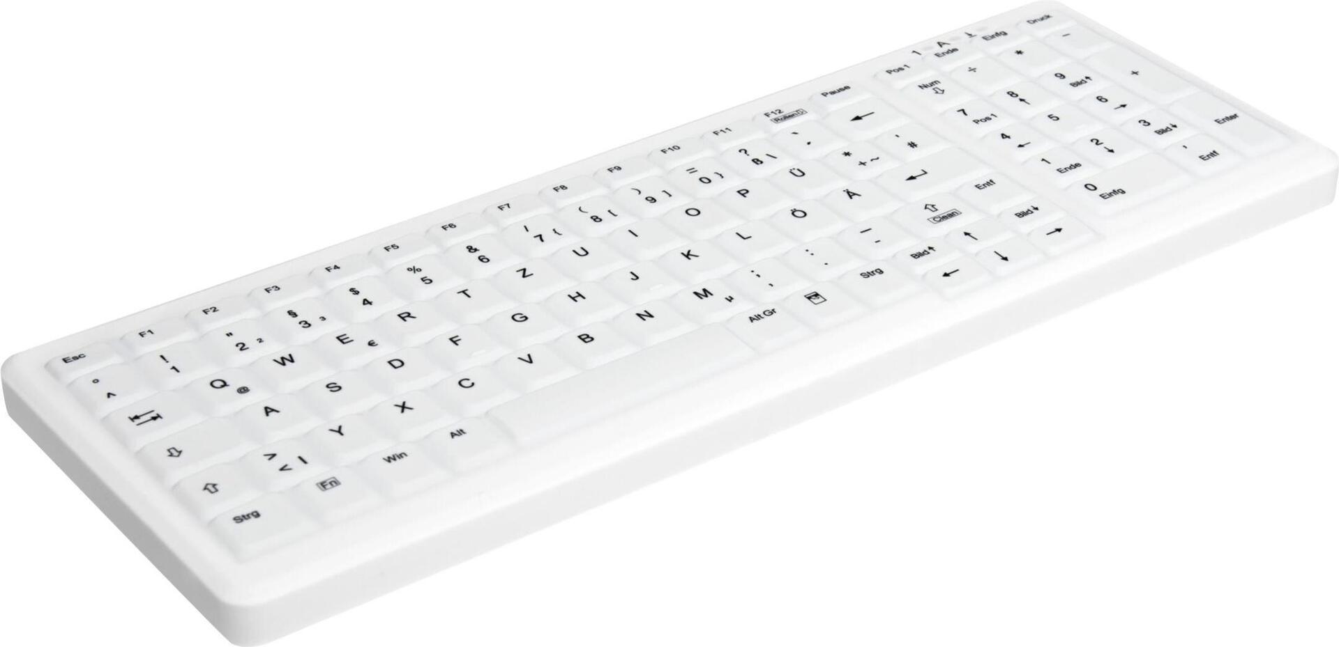 CHERRY AK-C7000 Tastatur USB QWERTY UK Englisch Weiß (AK-C7000F-UVS-W/UK)