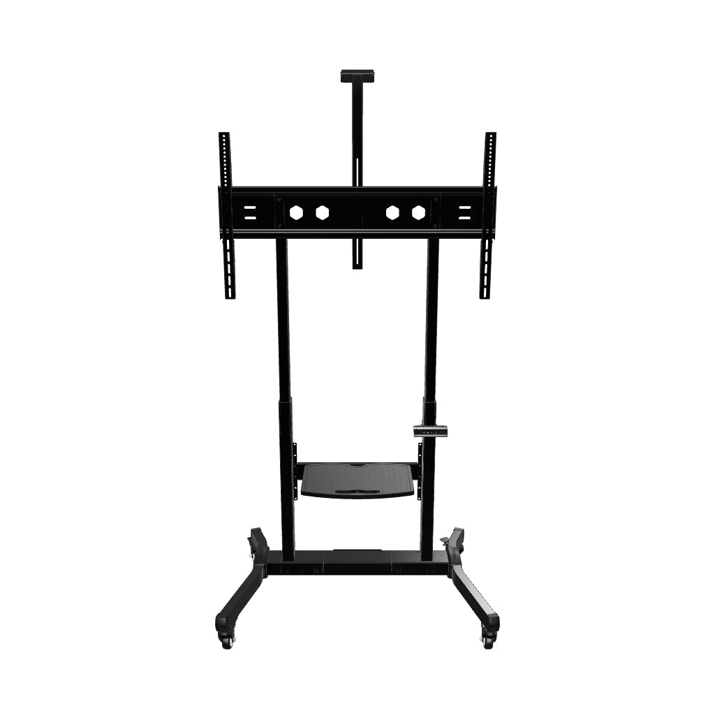 ONKRON Elektrischer TV Rollständer TS1991E-B 50-100" 130 kg höhenverstellbar Schwarz