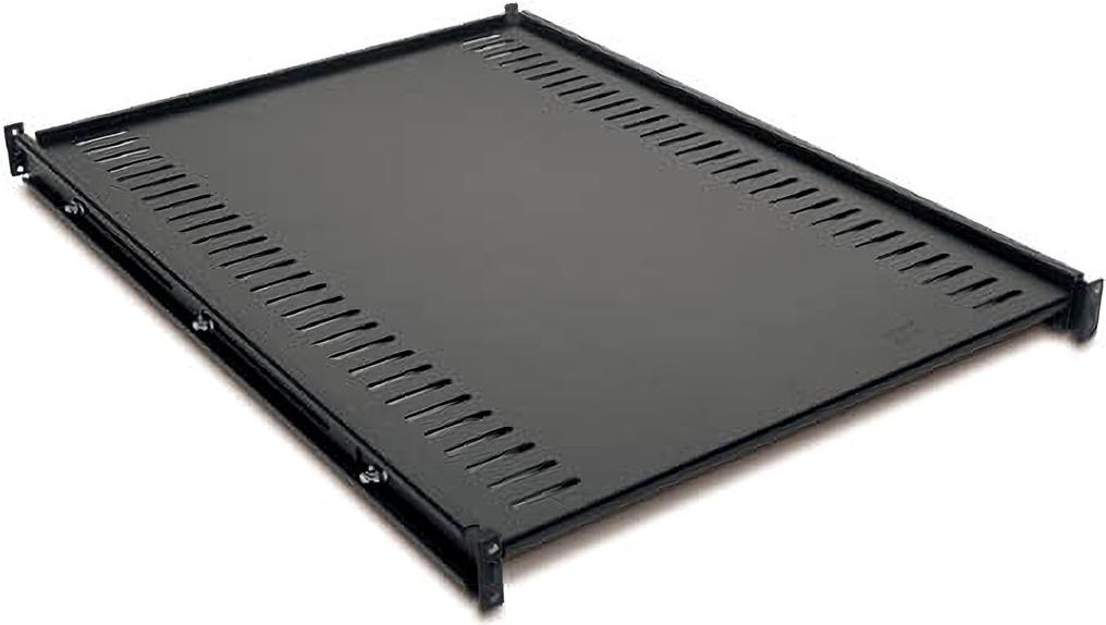 APC Rack-Regal AR8122BLK Belüftet 1 HE Schwarz