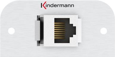 Kindermann 7441000526 RJ-45 Aluminium Steckdose (7441000526)