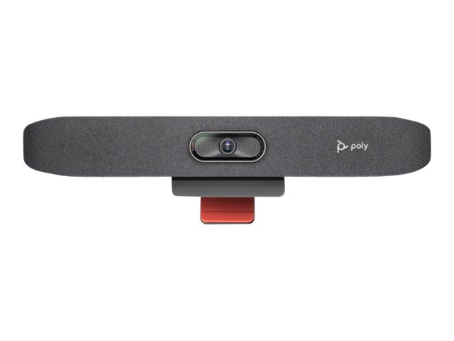 Poly Studio R30 USB-Video-Bar mit 4K-Kamera und 120° Sichtfeld, Grau