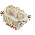 ILME Buchseneinsatz Gr.57.27 CSHF 10 10P+PE Silber SQUICH 16A 500V 1 (CSHF10)