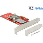 DeLOCK PCI Express x4 Card > 1 x internal NVMe M.2 Key M 110 mm with heat sink (89577)