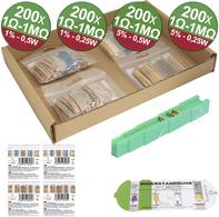 Quadrios 23P131 23P131 Metall/Kohleschicht-Widerstand Sortiment axial bedrahtet 800 St. (23P131)