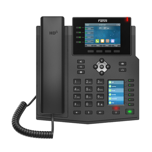 Fanvil X5U V2 IP-Telefon Schwarz