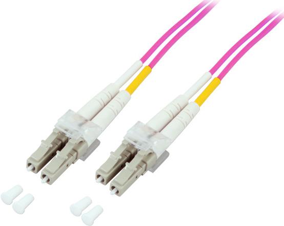 EFB-Elektronik Duplex Jumper LC-LC 50/125µ, OM4, LSZH, erika violett, 2.0mm, 7,5m Hersteller: EFB Elektronik (O0319.7,5)