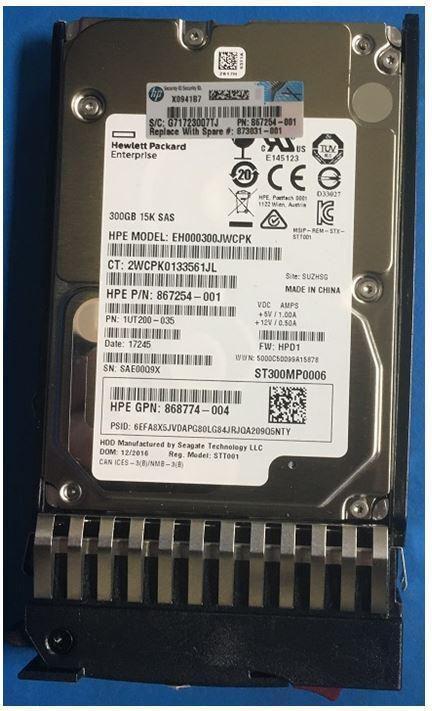 SPS-DRV HDD 300GB 12G 15K SFF (873031-001)