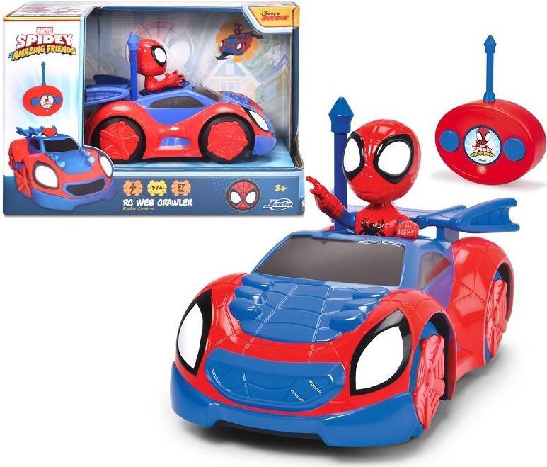 Dickie Toys 203223000 Spidey Web Crawler 1:24 RC Einsteiger Modellauto Elektro Straßenmodell (203223000)