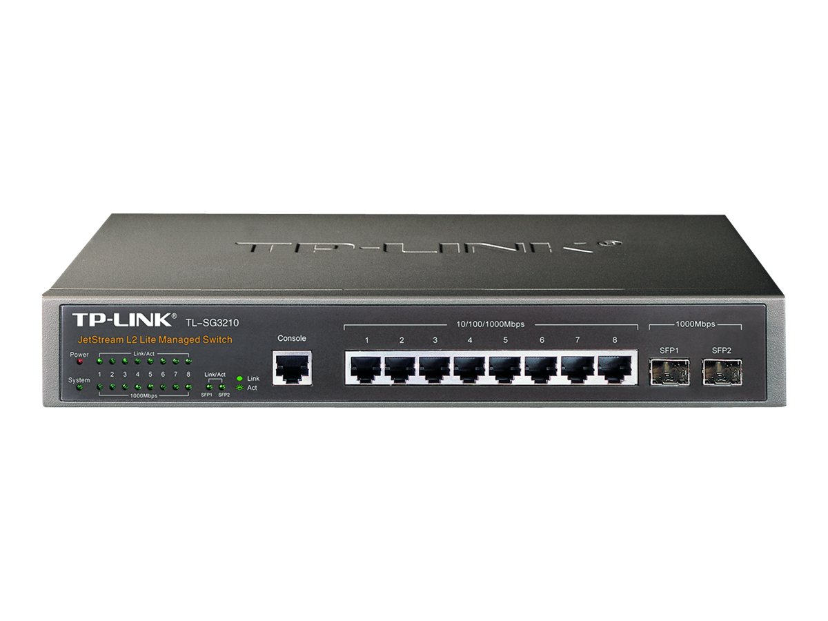 TP-Link JetStream SG3210 Managed L2 Switch 8-Port Gigabit Black