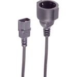 shiverpeaks ®--IEC C14 Adapterkabel, CEE 7/3, 1mm², USV, 2m (BS09-07035)