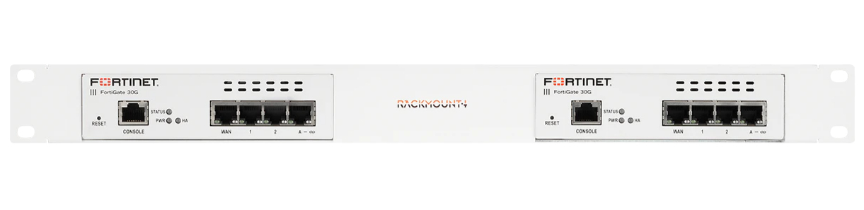 Rackmount.IT RM-FR-T28 Rack-Montagesatz für FortiGate 30G Series 1U 19" Signal White