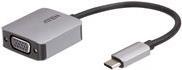 ATEN UC3002A - Videoadapter - USB-C (M) bis HD-15 (VGA) (W) - USB 3.2 Gen 1 / Thunderbolt 3 / DisplayPort (Alt Mode) - 9.6 cm - 1920 x 1200 (WUXGA) Support - Schwarz