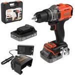 Black & Decker Akku-Bohrschrauber 18V 2x2Ah 2G Kof BCD382D2XK (BCD382D2XK-QW)