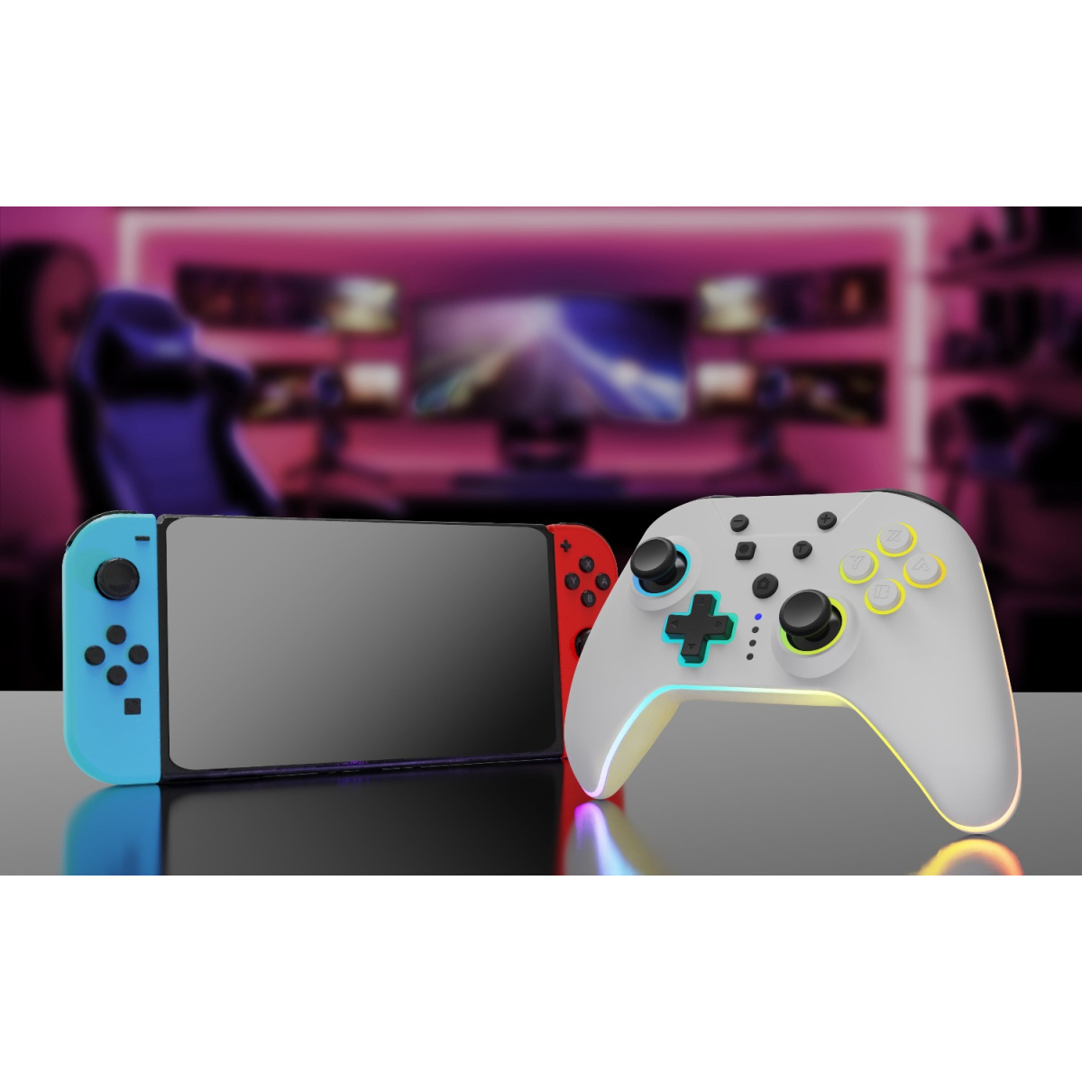Hyperkin Armor3 NuRival Wireless Gamepad Nintendo Switch Weiß