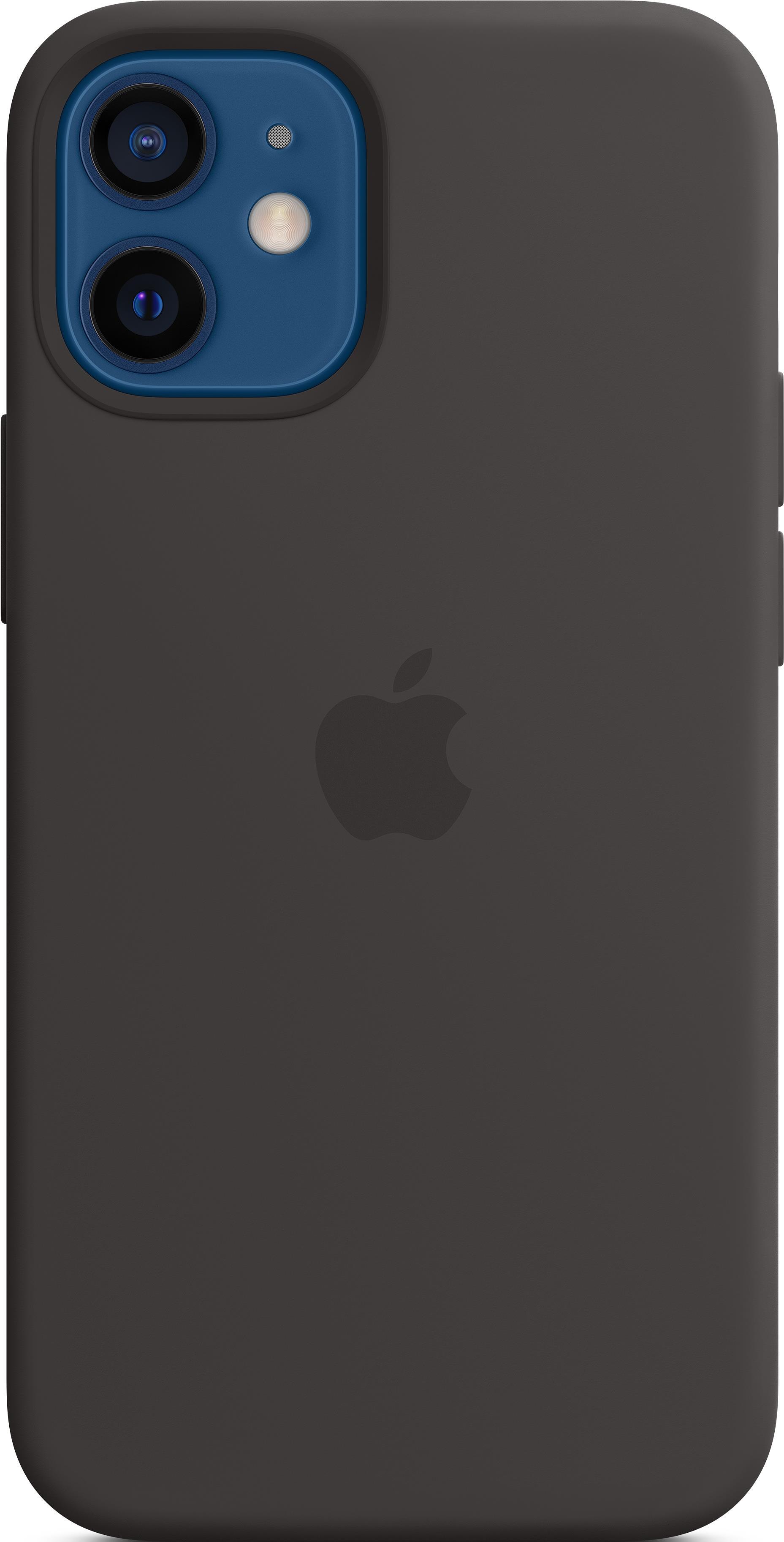 Apple Case with MagSafe - Case für Mobiltelefon - Silikon - Schwarz - für iPhone 12 mini (MHKX3ZM/A)