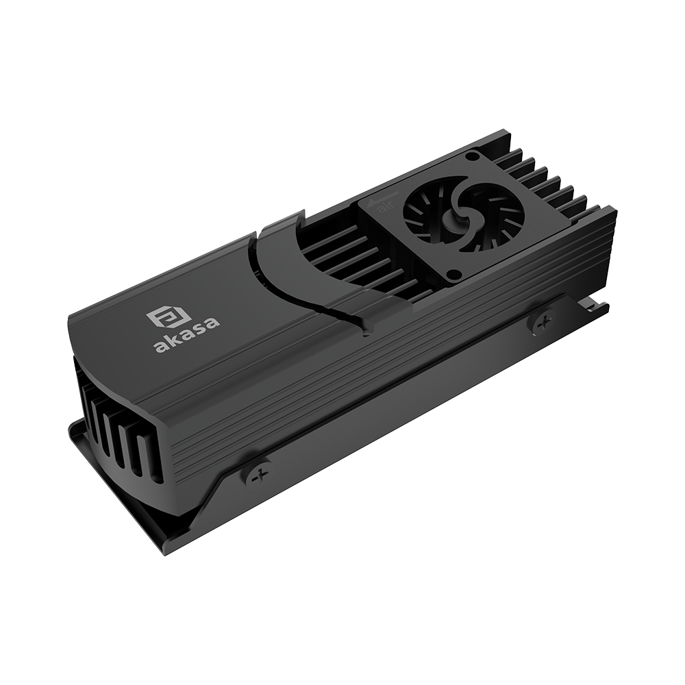Akasa Gecko Pro LX M.2 NVMe PCIe 5.0 SSD-Kühler Schwarz