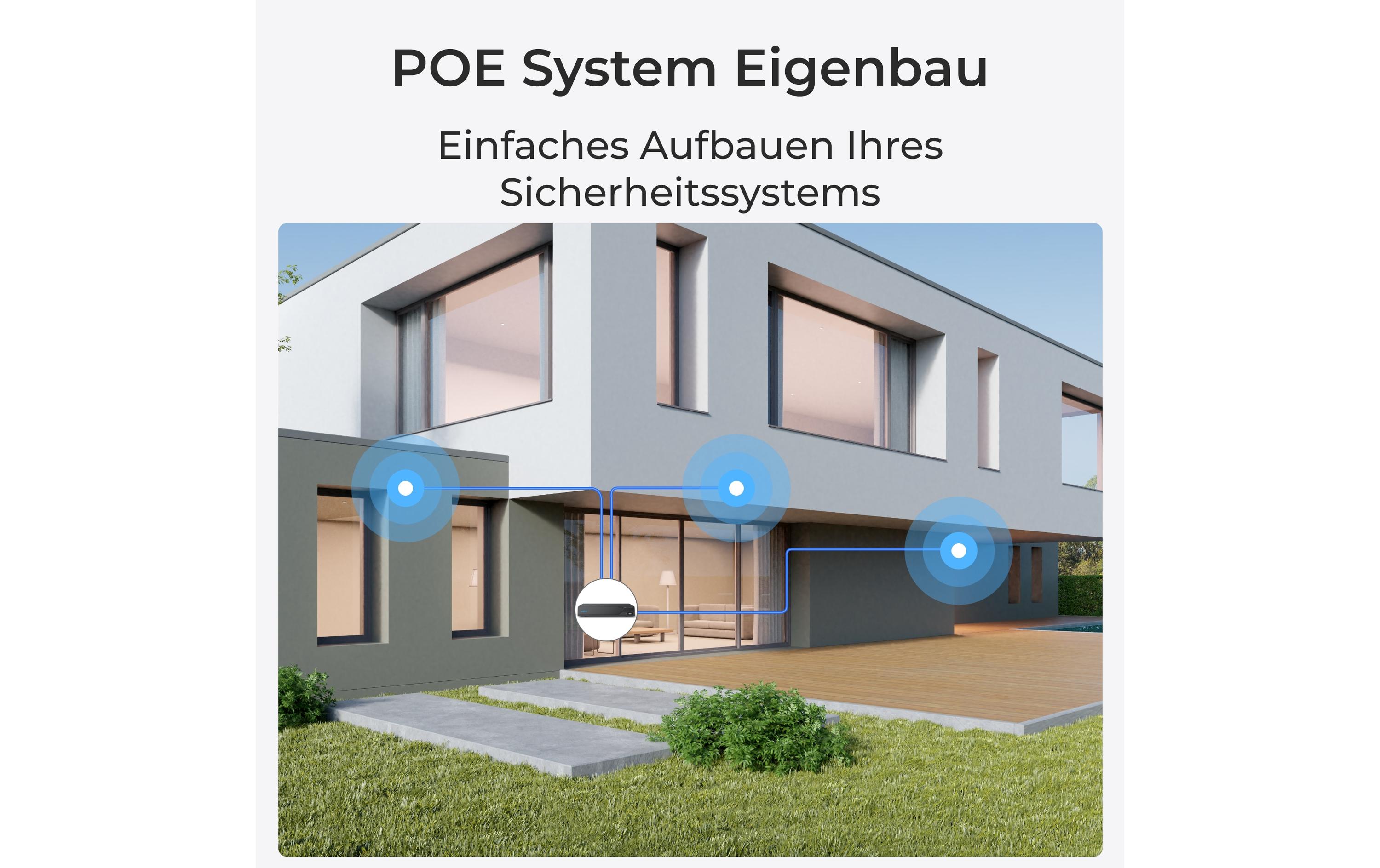 Reolink P430 Bullet IP-Sicherheitskamera 3840 x 2160 Pixel Weiß