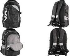 EBERHARD FABER Schulrucksack X-Style pro, grau/schwarz für Kinder/Teenager von 9 (577642)
