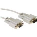 ACT 3 metre Serial 1:1 connection cable 9 pin D-sub male - 9 pin D-sub female. Length: 3 m Conn cable 9m/f mold 3.00m (AK2306)