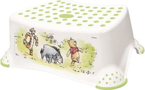 keeeper kids Tritthocker "tomek winnie", weiß mit Aufdruck Tragkraft: 80 kg, Oberfläche und Füße gummiert, - 1 Stück (1843110023800)