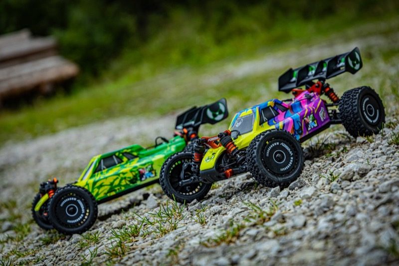 Absima RC Buggy Neon Furry 1:12 4WD Brushless RTR 2,4 GHz 2200 mAh Grün