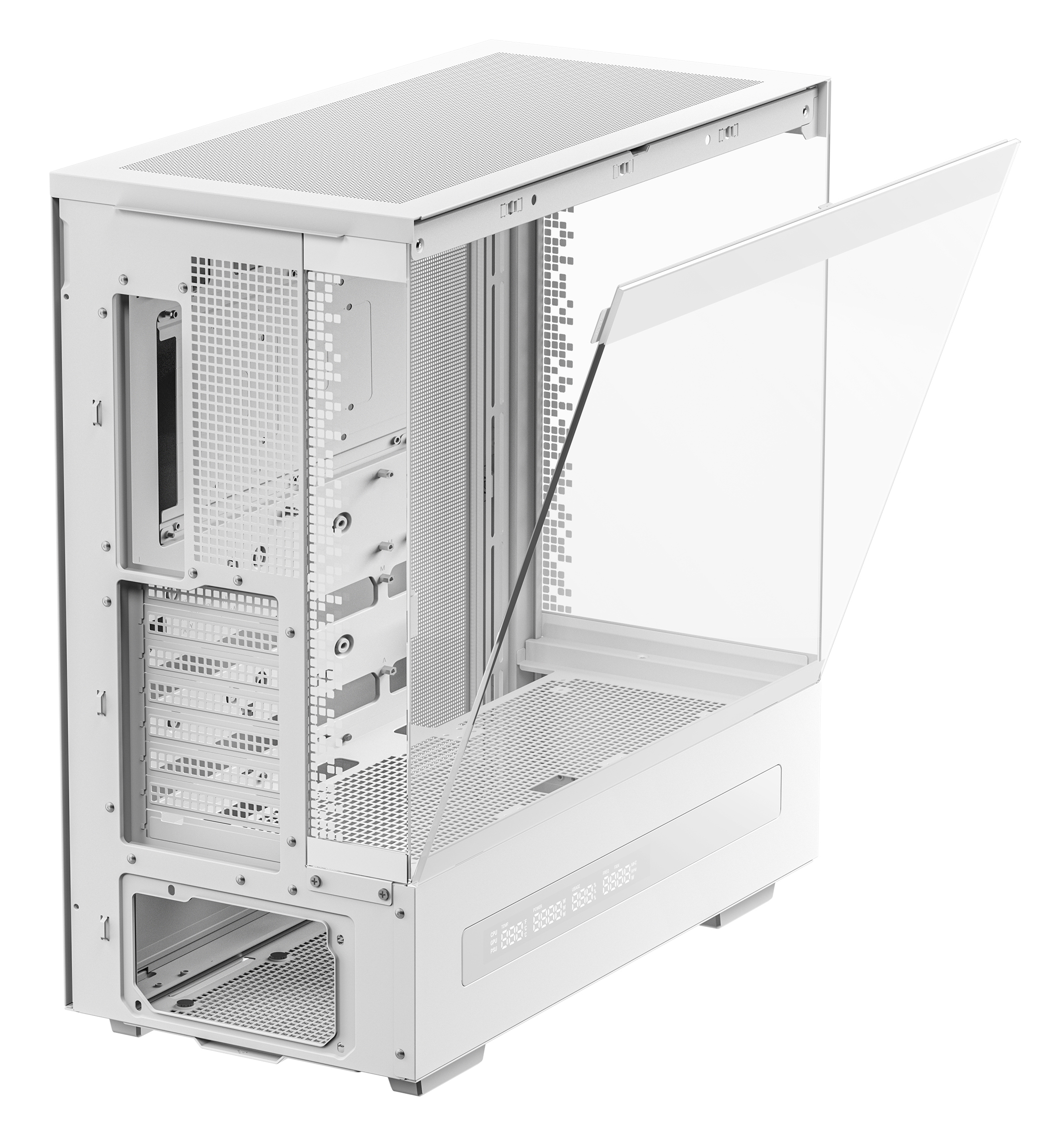DeepCool CH690 Digital Mid-Tower ATX Tempered Glass Weiß