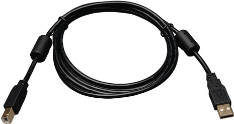 Tripp Lite U023-006 USB 2.0 A/B-Kabel mit Ferrit-Drosseln (Stecker/Stecker) - 1,83 m (U023-006)