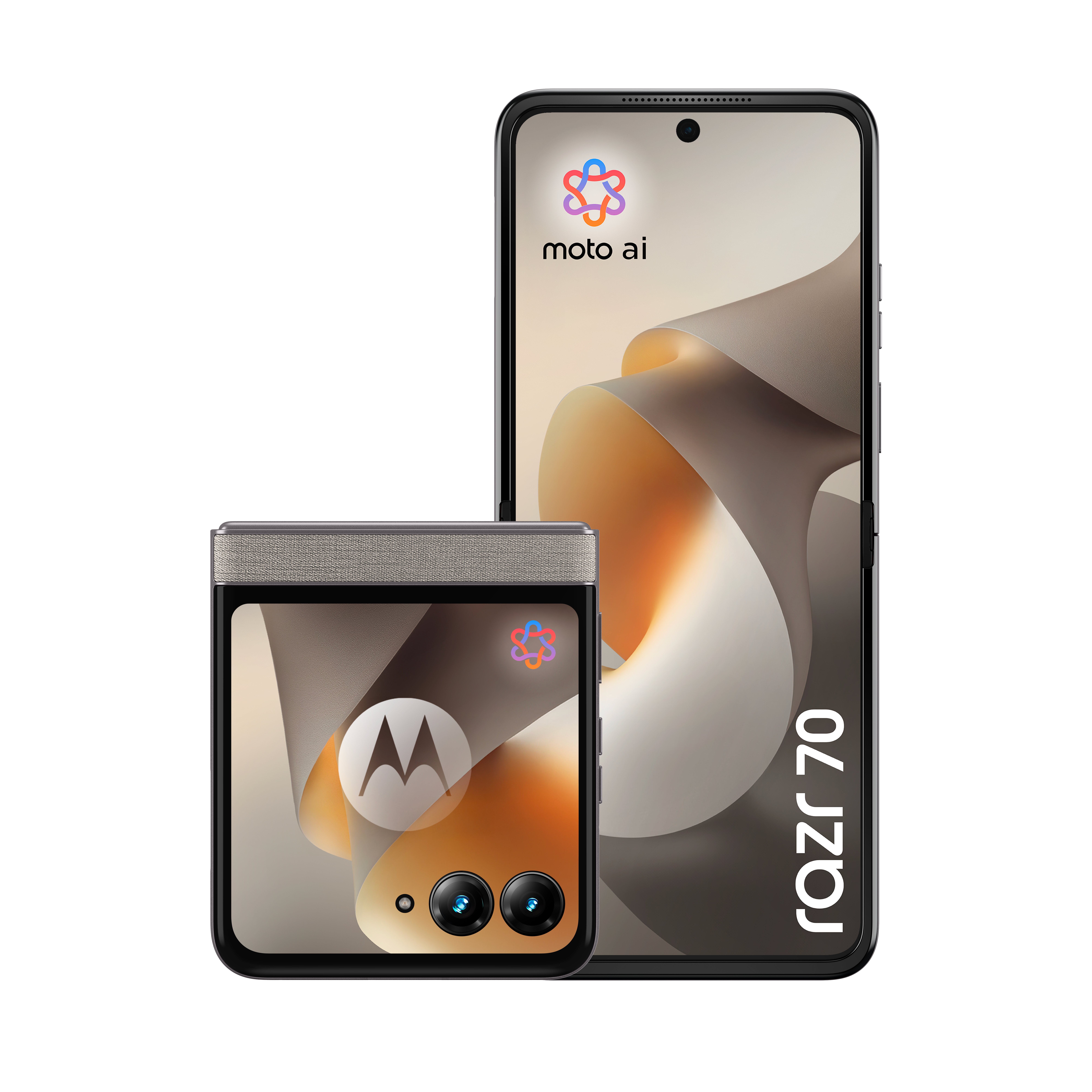 Motorola Razr 70 Klapphandy 6,9" AMOLED 120 Hz 8 GB RAM 256 GB PANTONE Hematite