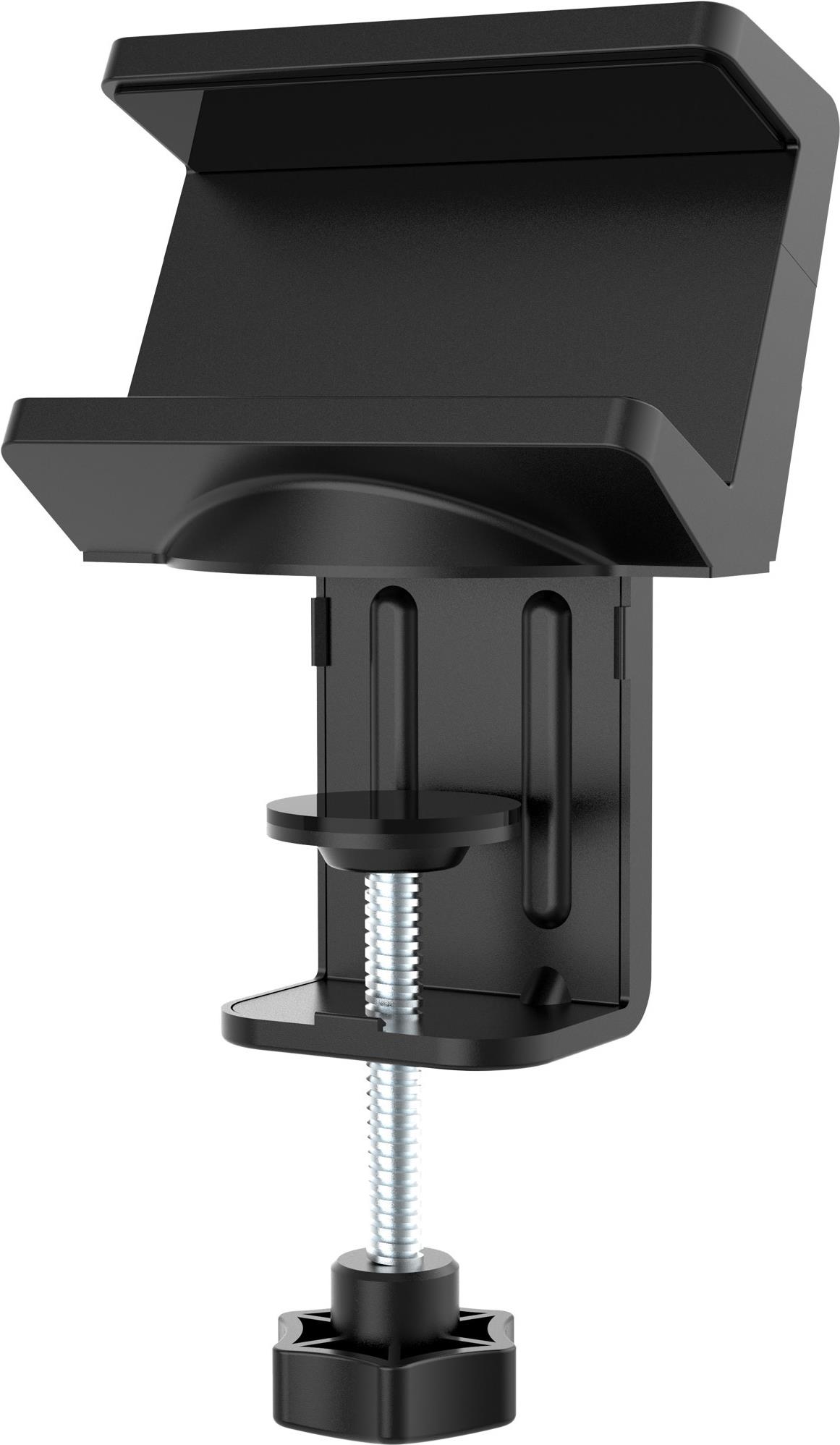 InLine® Tischklemme für Steckdosenleiste, Schraubklemme, schwarz (23191B)