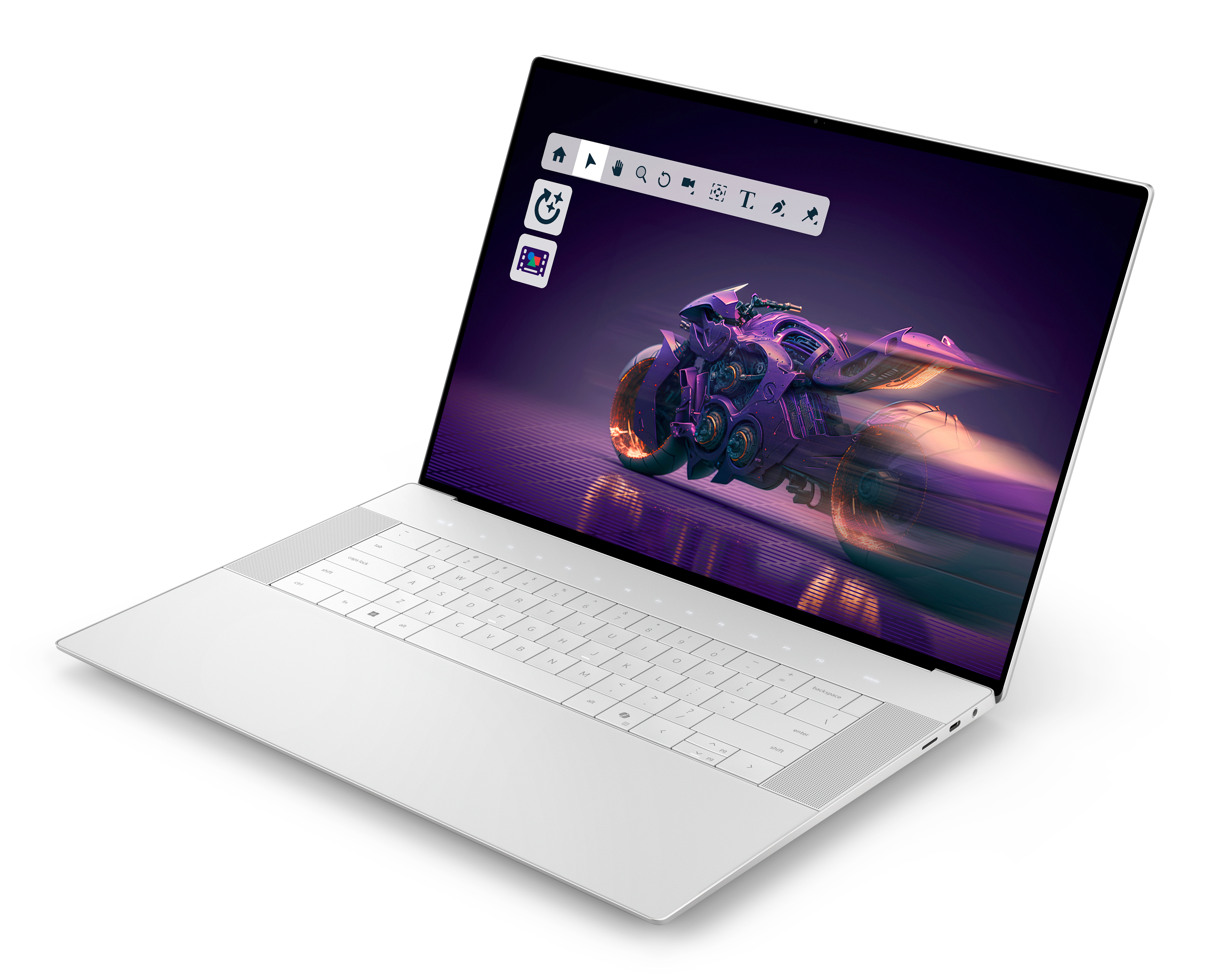 Dell 16 Premium DA16250 16.3" Intel Core Ultra 7 255H 32 GB RAM 1 TB SSD NVIDIA GeForce RTX 5060 Platin