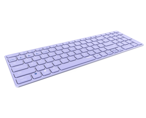 Rapoo E9700M Kabellose Tastatur RF Wireless + Bluetooth QWERTZ Lila