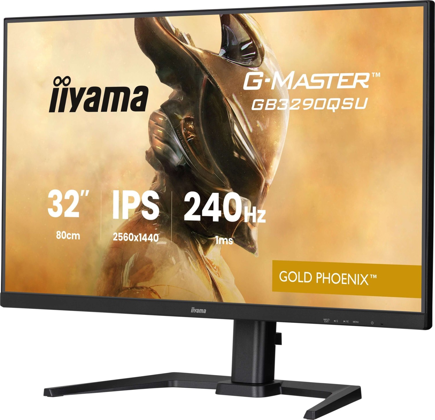 Iiyama 32" IPS Gaming G-Master Gold Phoenix FreeSync Premium 2560x1440a240Hz 400cd/m (GB3290QSU-B1)