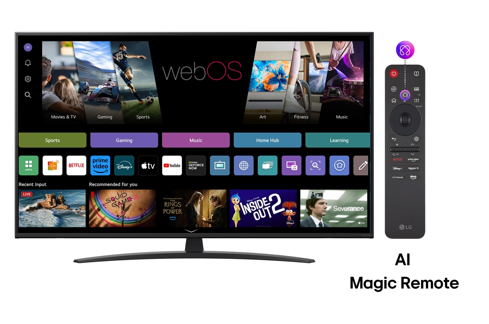 LG Nano81 Series 55NANO81A3A 55" 4K UHD Smart TV Schwarz