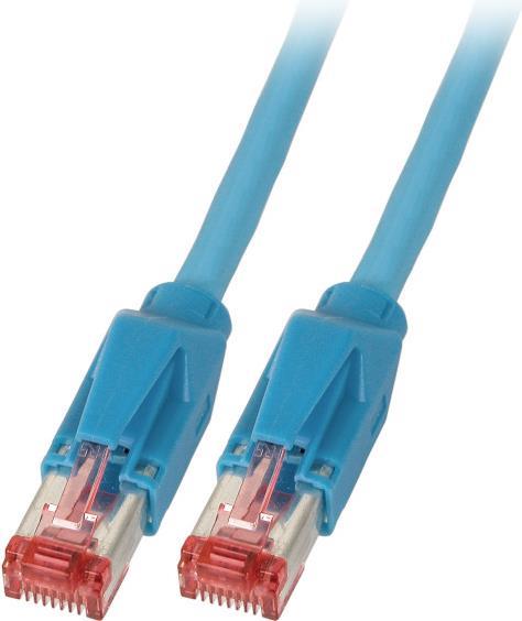 EFB-Elektronik RJ45 Patchkabel Cat.6A S/FTP LSZH Dätwyler 7702 TM21 blau 5m Hersteller: EFB Elektronik (K8708BL.5)